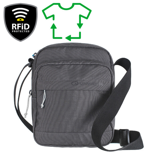 Lifeventure Umhängetasche RFiD, grau