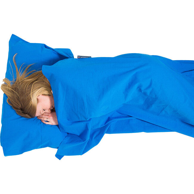 Lifeventure Schlafsack Liner Liner Mumie, blau