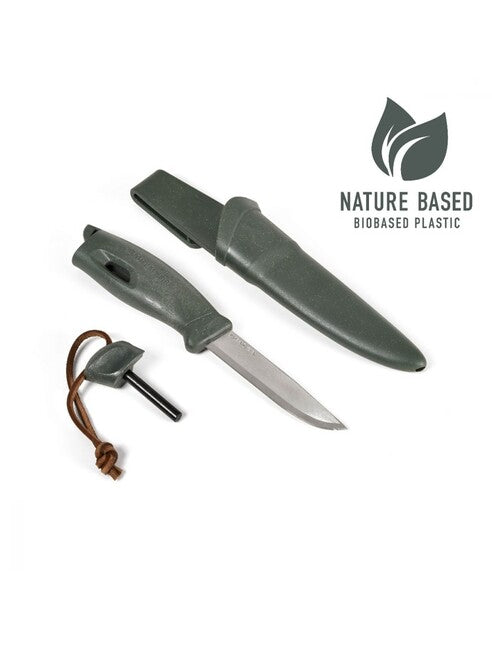 LIGHT MY FIRE FireKnife BIO Messer s kresadlom, grün