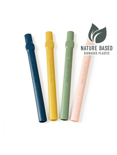 LIGHT MY FIRE sada slamiek ReStraw, 4ks