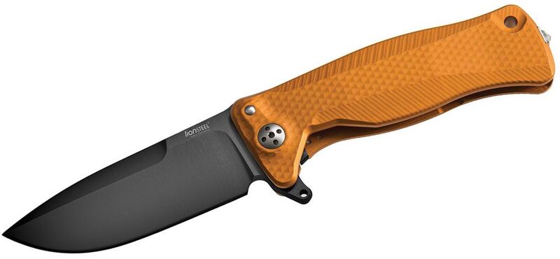 Lionsteel SR11A Comfort mit starrem Titanrahmen taschenmesser , OB