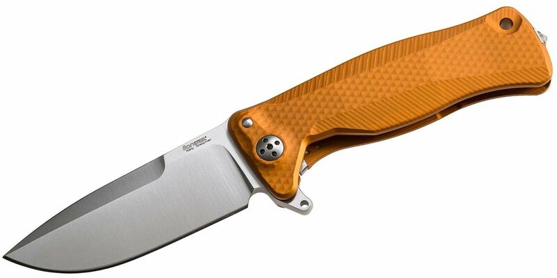 Lionsteel SR11A OS komfortables taschenmesser mit stabilem Titanrahmen