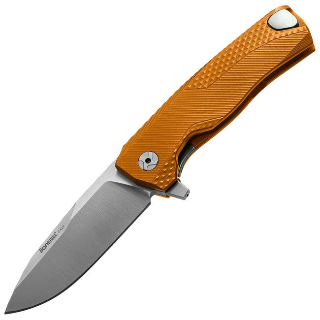 Lionsteel ROK A OS luxustaschenmesser mit massivem aluminiumgriff