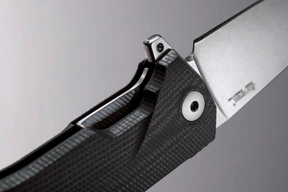 Lionsteel Sleipner KUR BK Sehr robustes taschenmesser mit Klinge