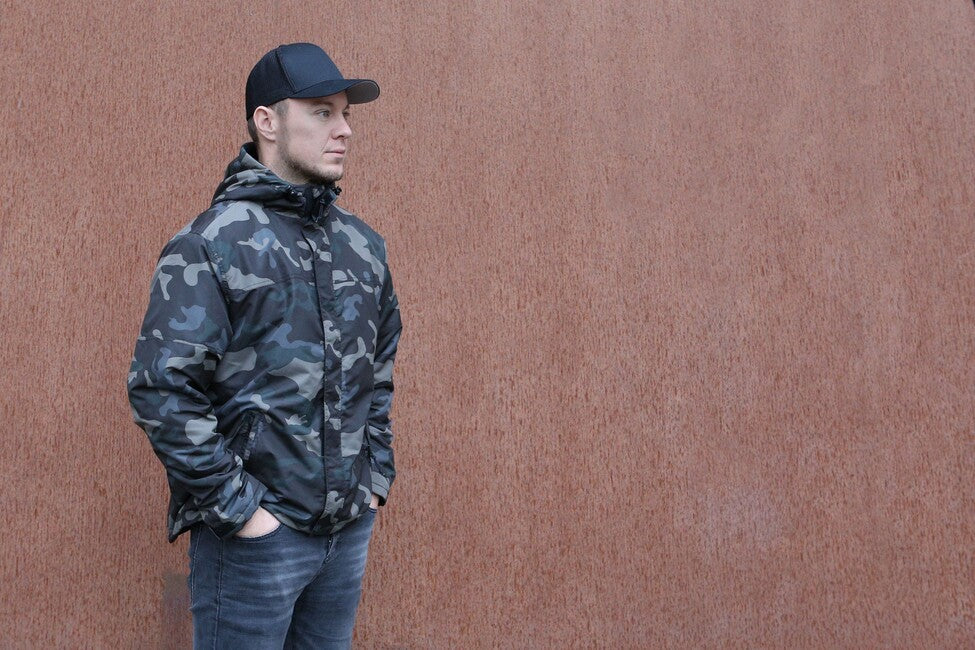 Brandit Windbreaker Frontzip-Jacke, schwarz