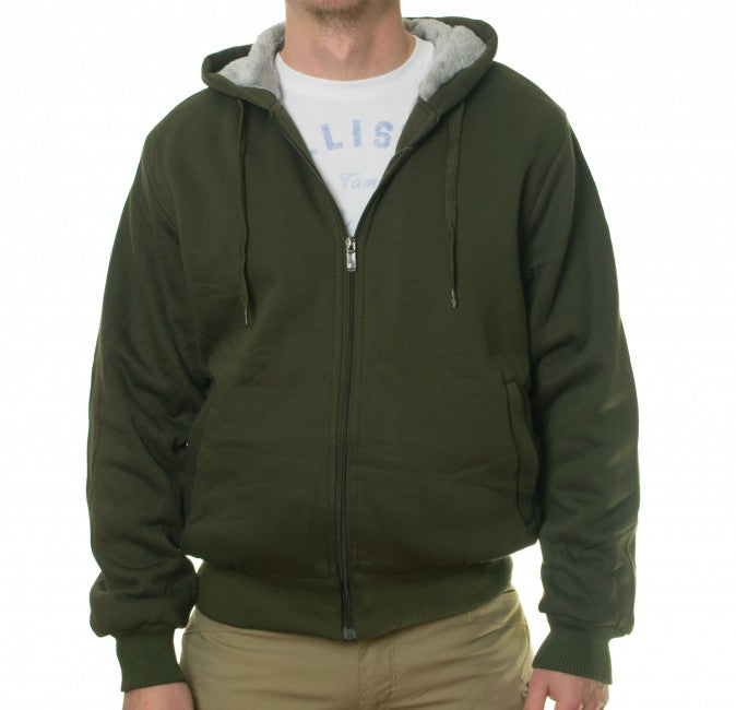Loshan Sweatshirt Zateplena oliv
