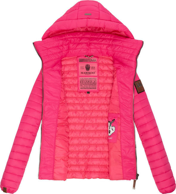 Marikoo LOWENBABY damen-Übergangsjacke mit Kapuze, rosa
