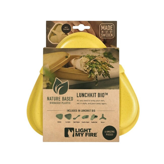 LIGHT MY FIRE obedova sada LunchKit BIO, grün