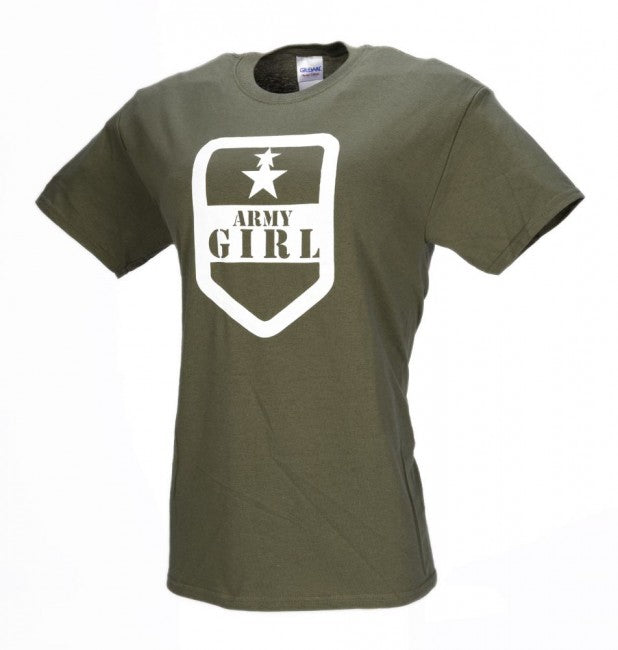 M-Tramp T-Shirt Army Girl , oliv