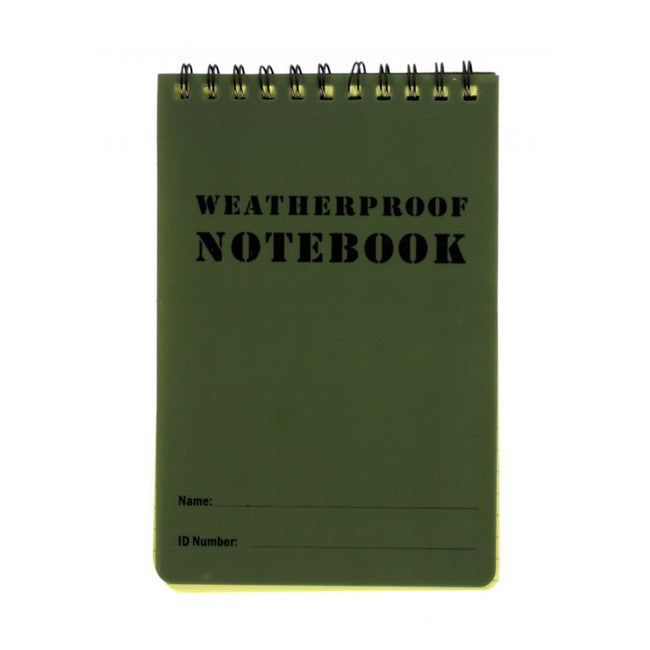 WARAGOD 15.2 x 10.1 cm wasserdichtes notizbuch, grün