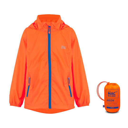 Mac in a Sac Origin 2 Kids wasserdichte jacke, orange