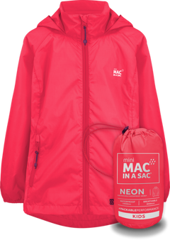 Mac in a Sac Origin 2 Kids otroška nepremočljiva jakna, watermelon
