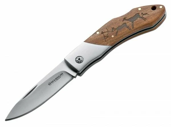 Magnum Caveman Steel klappbares taschenmesser 8,2 cm, braun