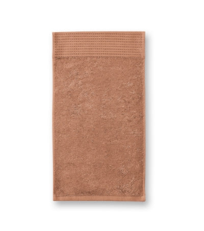 Malfini Bambus Golf kleines Handtuch 30x50cm, nougat