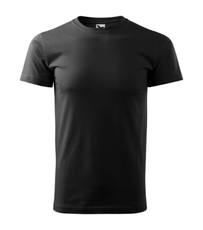 Malfini Basic herren-T-shirt, schwarz