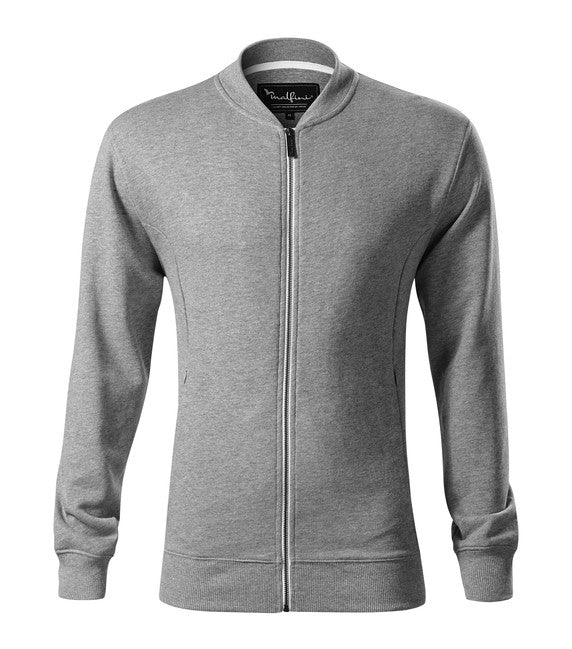 Malfini Sweatshirt Bomber 320g/m2, grau