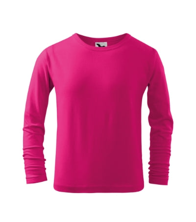Malfini Fit-T LS kinder-langarm-T-shirt, himbeere