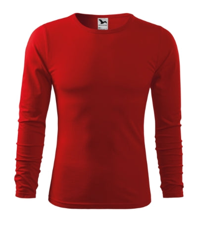 Malfini Fit-T LS herren-Langarm-T-shirt, rot