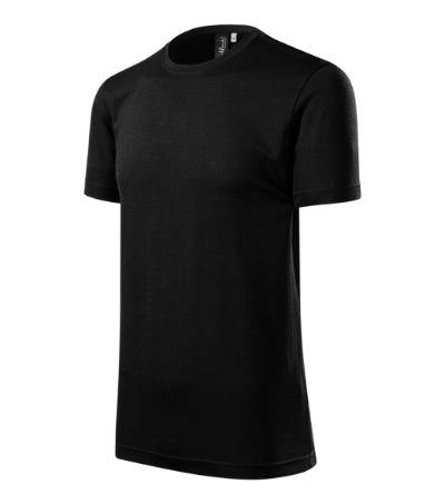Malfini Merino Rise herren-T-shirt kurz , schwarz