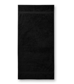 Malfini Terry Bath Towel bombažna brisača 70x140cm, črna
