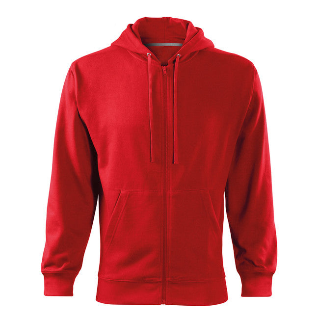 Malfini Herren-Sweatshirt Trendy Zipper 300g/m2, rot