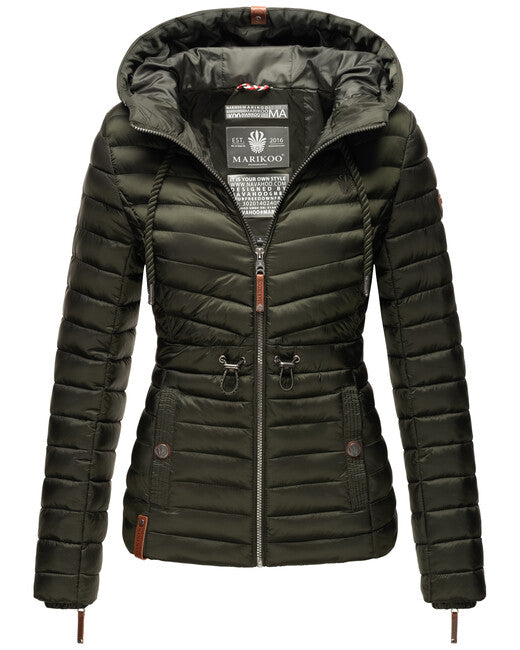 Marikoo ANIYAA damen-übergangsjacke, oliv