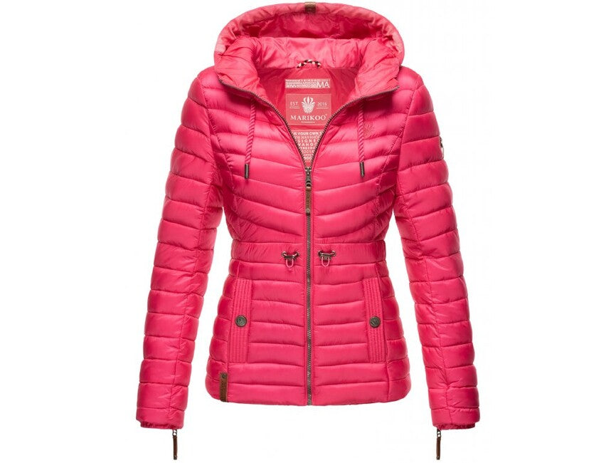 Marikoo ANIYAA damen-Übergangsjacke mit Kapuze, rosa