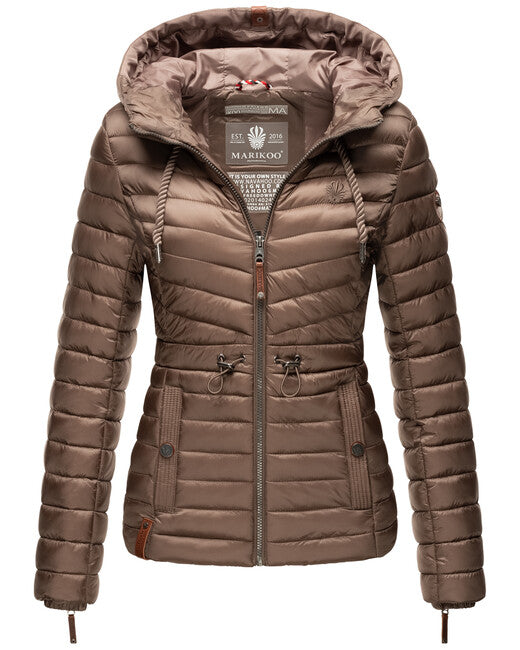 Marikoo ANIYAA damen-Übergangsjacke, taupe