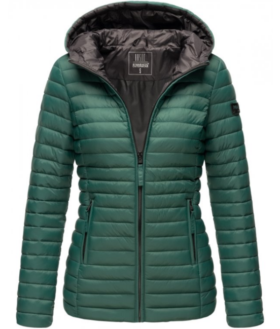Marikoo ASRAA damen-Übergangsjacke mit Kapuze, dark green