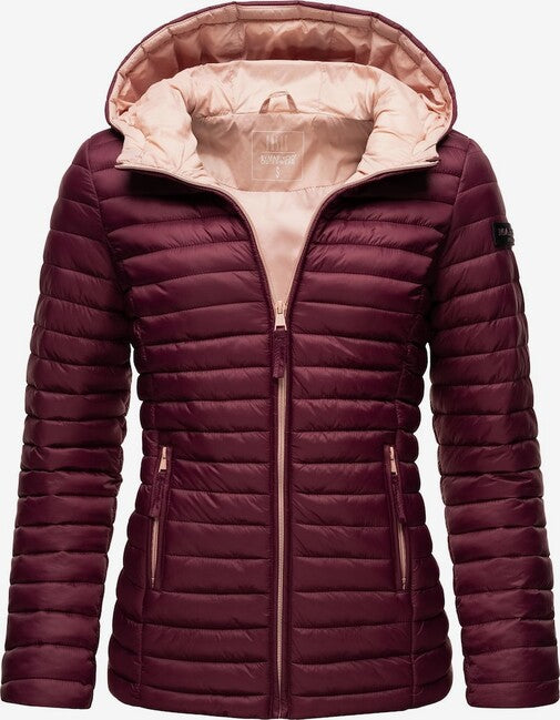 Marikoo ASRAA damen-Übergangsjacke mit Kapuze, wine