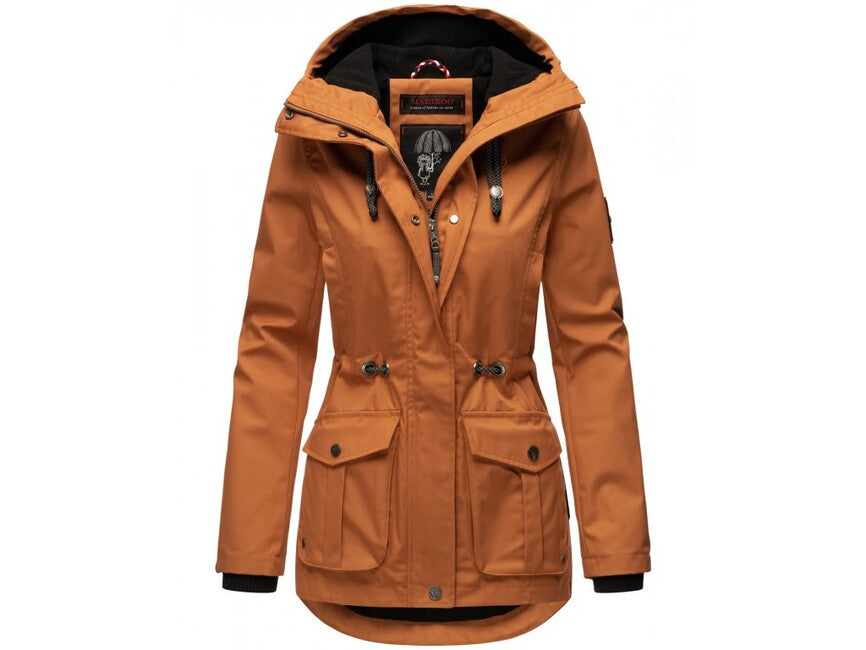 Marikoo BABETAA PRINCESS prinzip damen Übergangs-Kapuzenjacke, rusty cinnamon