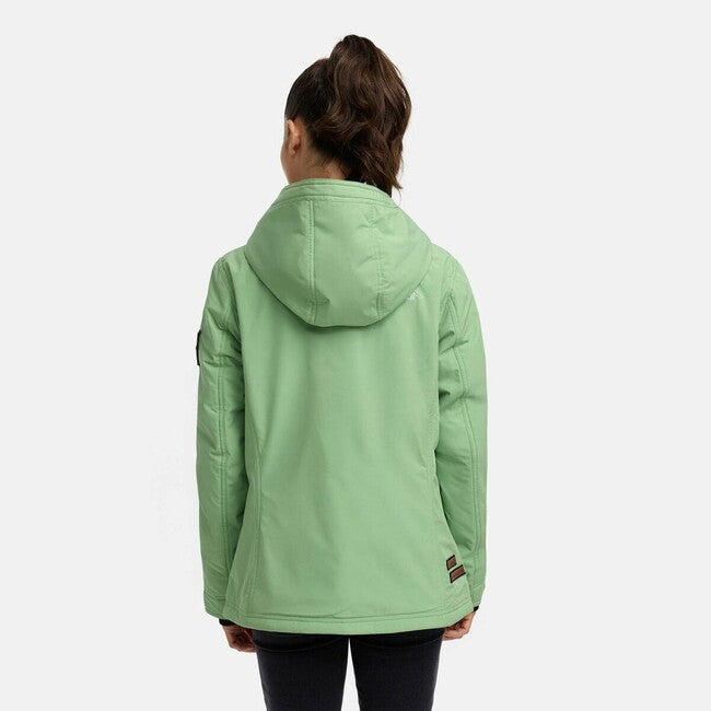 Marikoo Brombeere damen-übergangsjacke mit kapuze, grün