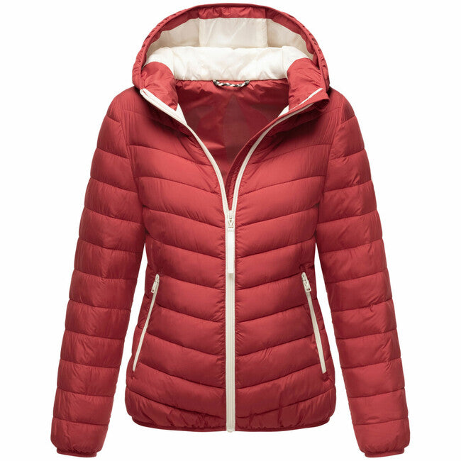 Marikoo Pack Mich Ein damen leichte Übergangsjacke, dunkelrot