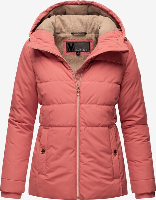 Marikoo Alemee damen Winterjacke mit Kapuze, rouge