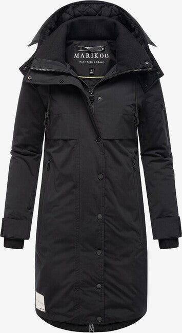 Marikoo Anoukaa damen Winterjacke mit Kapuze, schwarz