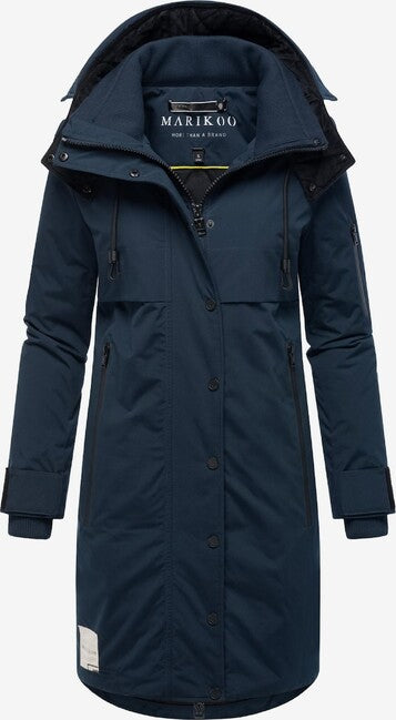 Marikoo Anoukaa damen Winterjacke mit Kapuze, marineblau