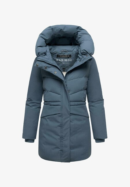 Marikoo Delilah16 damen Winterjacke mit Kapuze, dusty blue