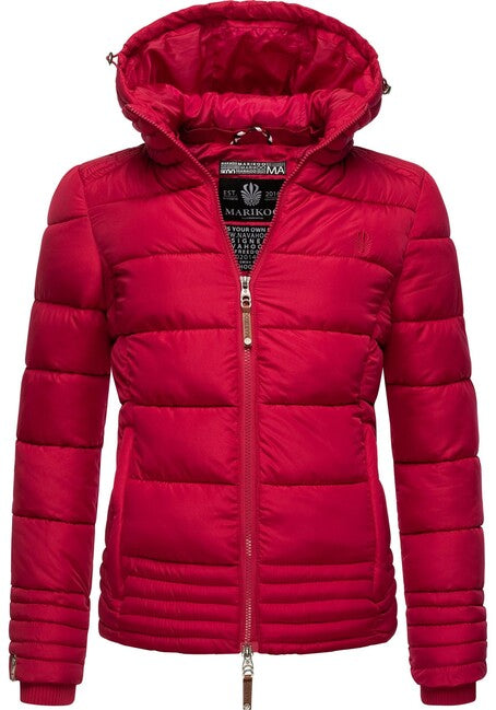 Marikoo SOLE damen-Winterjacke mit Kapuze, fuchsia