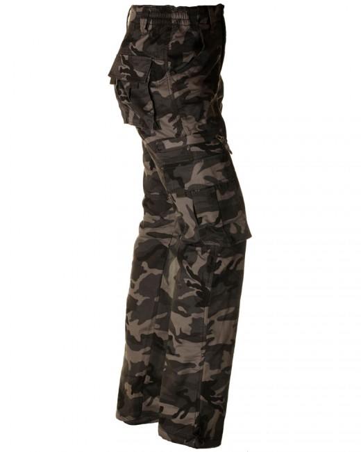 Loshan Lorenzo Pants, Camo Grey
