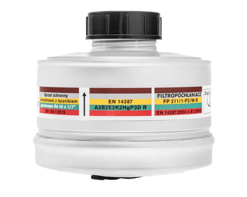 Maskpol FP 211/1-P3/W-R/FF P3 Kombinationsfilter für Gasmasken