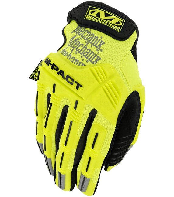 Mechanix Wear M-Pact Hi-Viz arbeitshandschuhe, gelb