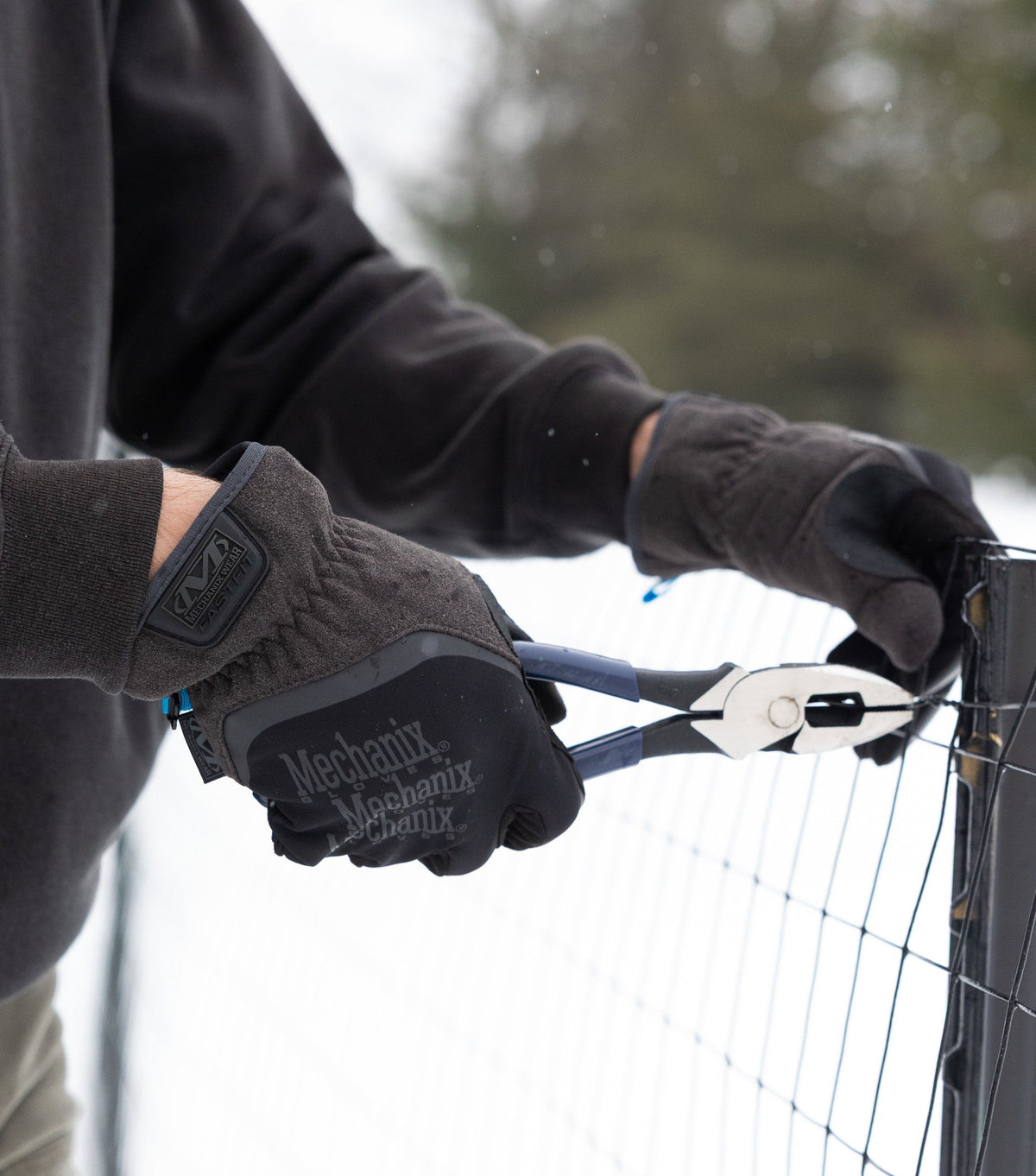 Mechanix Wear ColdWork FastFit Insulated handschuhe, schwarz-grau
