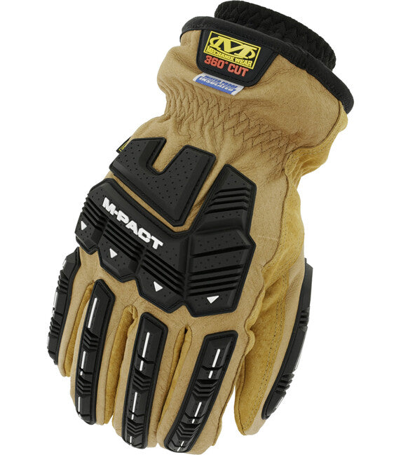 Mechanix Wear M-Pact Driver F9-360 Winter-Arbeitshandschuhe, hellbraun schwarz