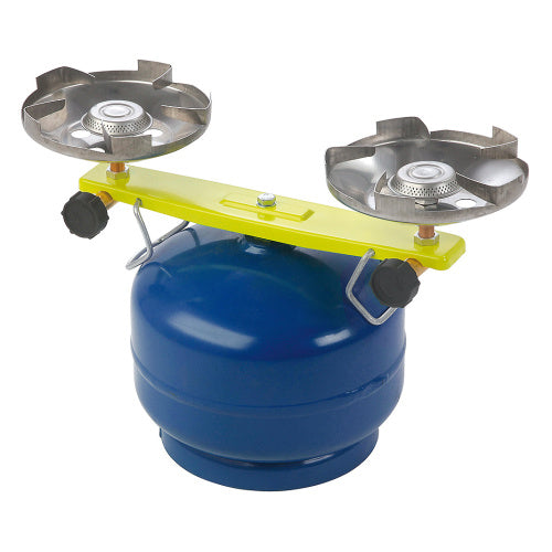 MEVA PiCamp Gasbrenner mit zwei Brennern