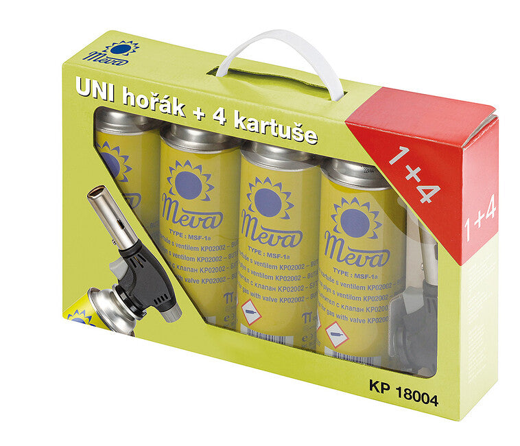 MEVA Uni taschenlampe + 4 Patronen