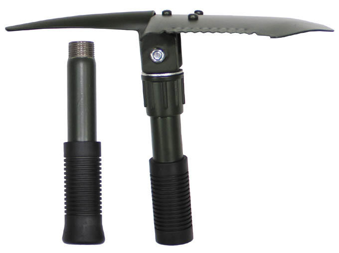 MFH Mini-Klappschaufel 3 in 1, ganzmetall mit tasche