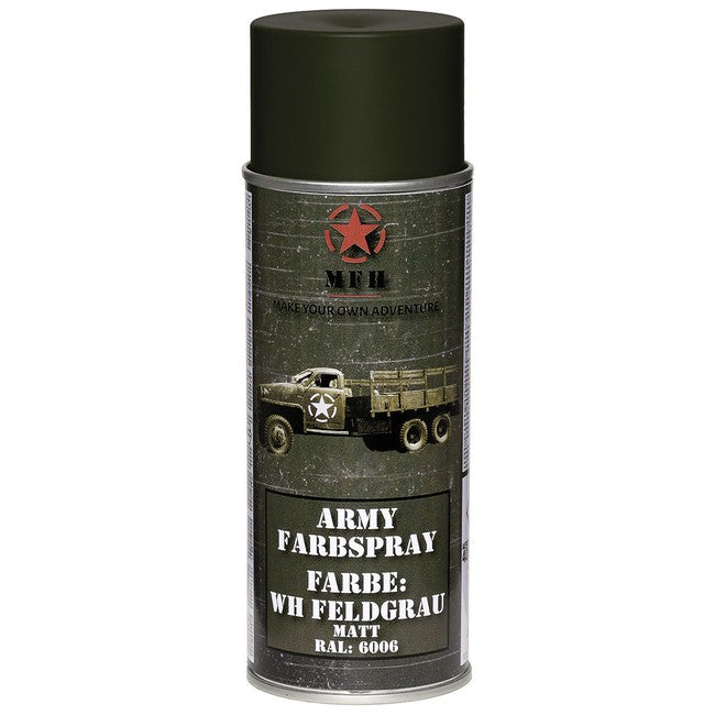 MFH Armeespray weiß grün grau matt