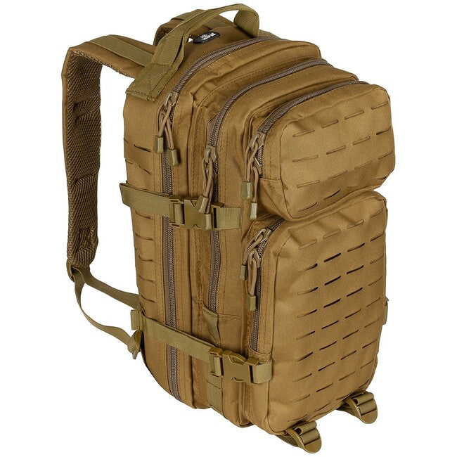 MFH Assault I Laser rucksack, coyote tan