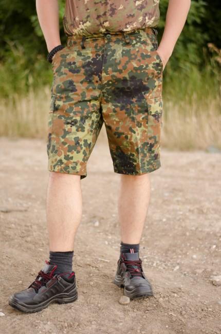 MFH BDU Herren- Shorts flecktarn