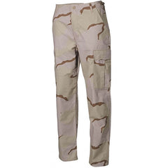 MFH BDU men's trousers Rip-Stop, 3col desert